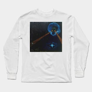 Oil Painting - Pulsar. 1991 Long Sleeve T-Shirt